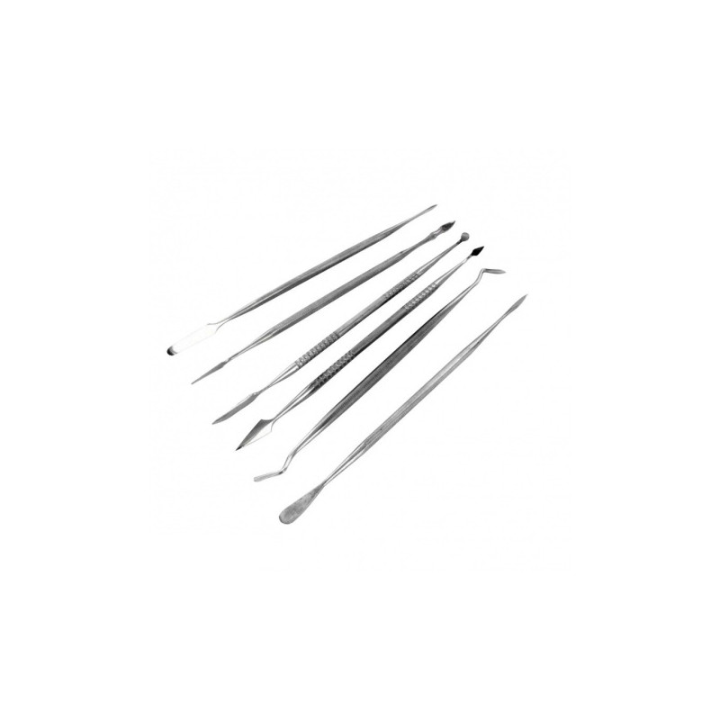 SET DE 6 SPATULES A ENDUIRE INOX