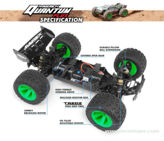 QUANTUM XT 1/10 4X4 FLUX SILBER