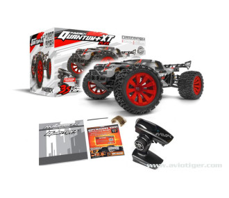 QUANTUM+ XT FLUX 4X4 1/10 ARGENTO ROSSO