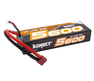 Batteria LiPo Konect Dean 2S 7,4V 5600mah 60C