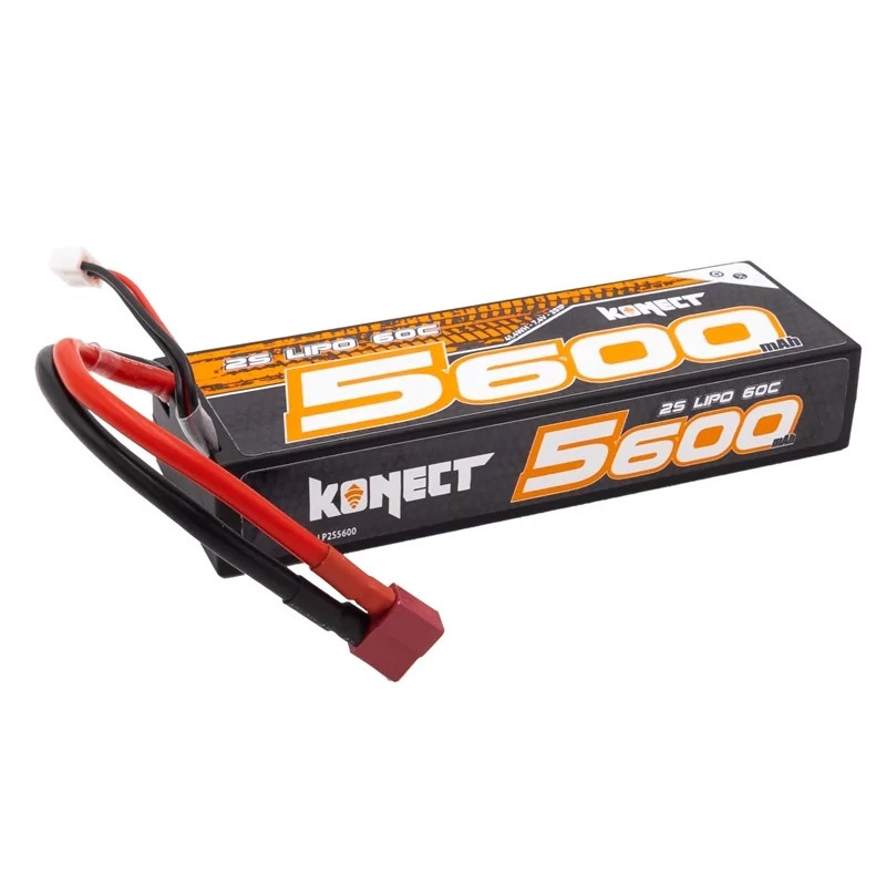 Batterie LiPo 2S 7.4V 5600mah 60C Konect Dean