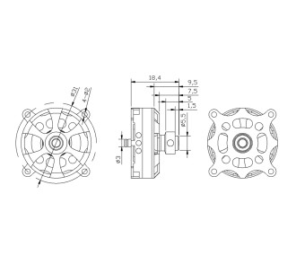 Motor sin escobillas KAVAN PRO 2809-2300