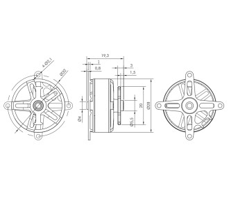 KAVAN Brushless Motor PRO 2813-1500