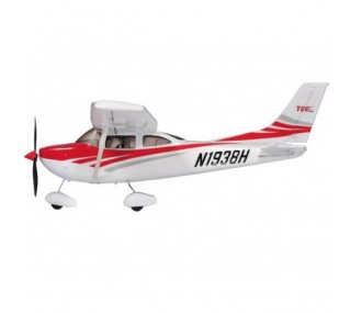 Aircraft Top Rc Hobby Cessna 182 red with integrated led PNP approx.0.965m