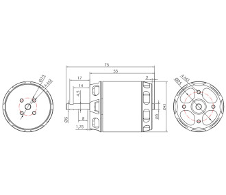 KAVAN Bürstenloser Motor PRO 4355-570