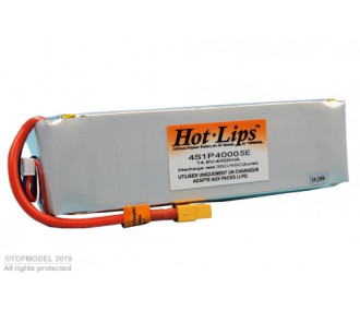 HOT LIPS 14.8V 4000mAh 4S1P XT60 LiPo PACK