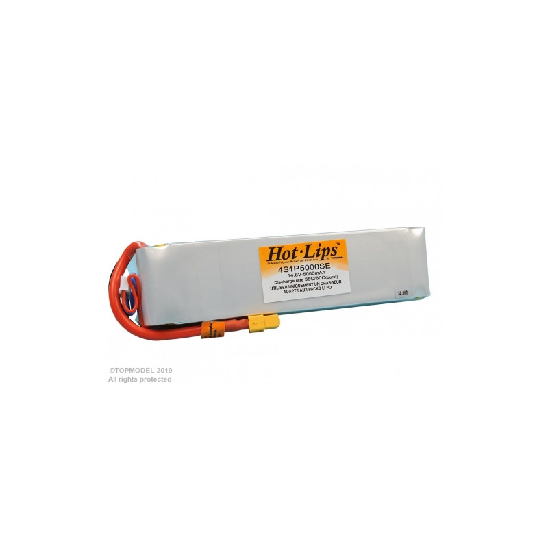 HOT LIPS LiPo PACK 14,8V 5000mAh 4S1P XT60