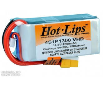 HOT LIPS VHD 14,8V 1300mAh 4S1P XT60 LiPo PACK