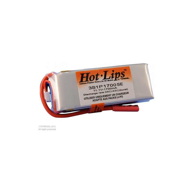 HOT LIPS LiPo PACK 11,1V 1700mAh 3S1P XT60