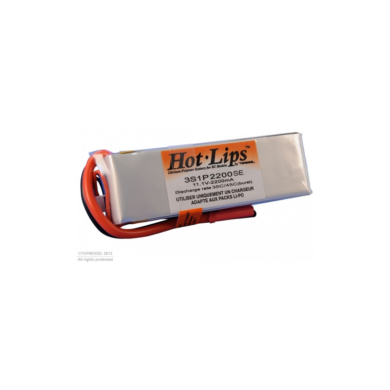 HOT LIPS 11.1V 2200mAh 3S1P XT60 LiPo PACK