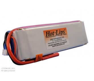 HOT LIPS 11.1V 4000mAh 3S1P XT60 LiPo PACK