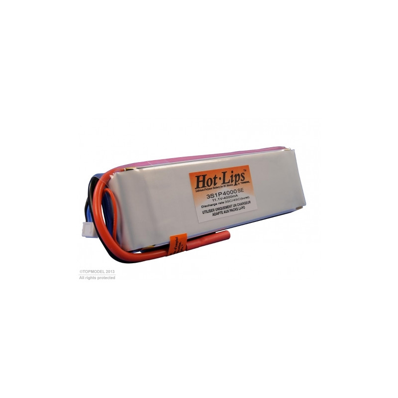 HOT LIPS 11.1V 4000mAh 3S1P XT60 LiPo PACK