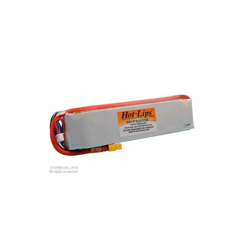 HOT LIPS LiPo PACK 18.5V 5000mAh 5S1P XT60