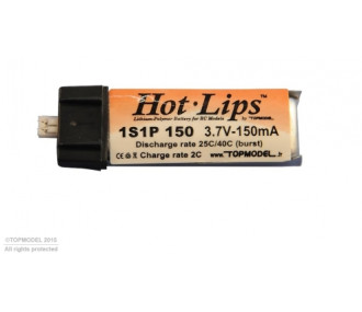 HOT LIPS LiPo PACK 3.7V 150mAh 1S1P