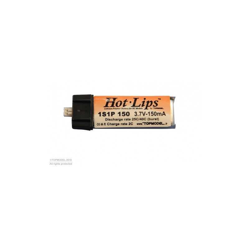 HOT LIPS LiPo PACK 3.7V 150mAh 1S1P