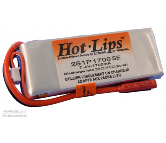 HOT LIPS LiPo PACK 7,4V 1700mAh 2S1P XT60