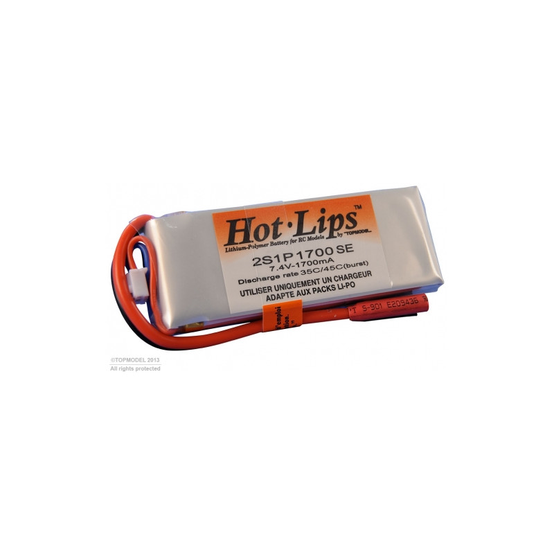 HOT LIPS LiPo PACK 7,4V 1700mAh 2S1P XT60