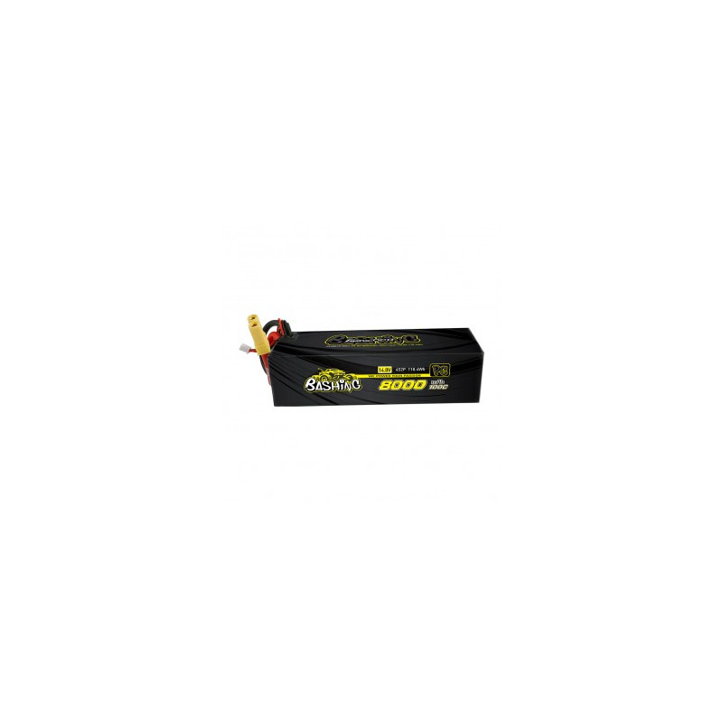 Batteria serie Bashing Gens Ace, Lipo 4S 14.8V 8000mAh 100C EC5 Plug