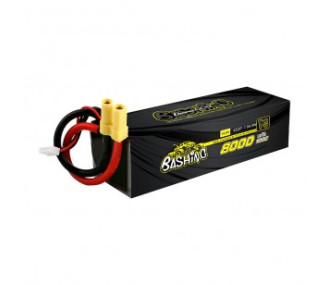 Batteria serie Bashing Gens Ace, Lipo 4S 14.8V 8000mAh 100C EC5 Plug