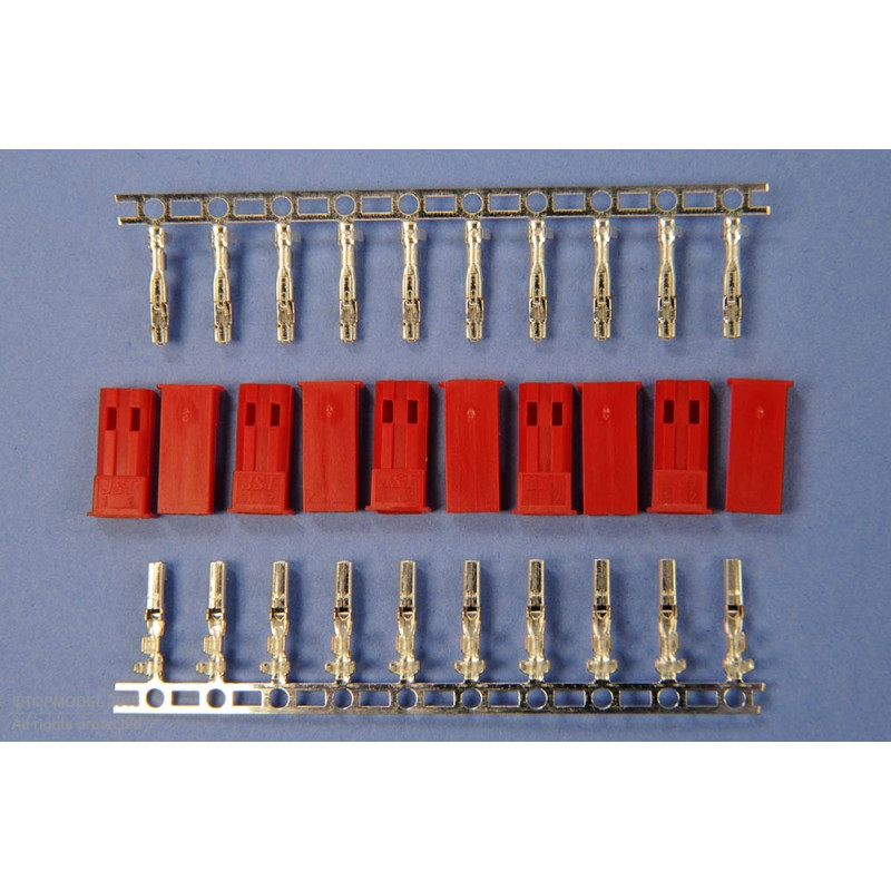 CONECTOR MACHO BEC EN KIT 10pcs