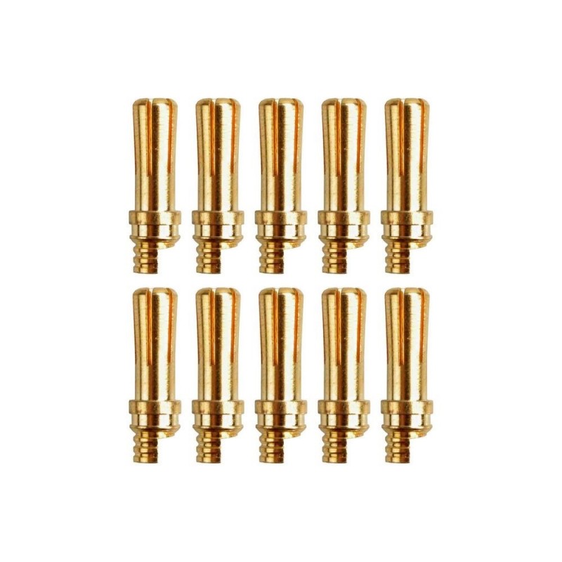 Gold Socket PK 5mm male (10 pcs) - Yuki Model