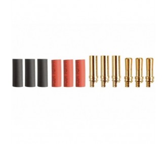 Gold Socket PK 5mm M/F (3 pairs) - Yuki Model