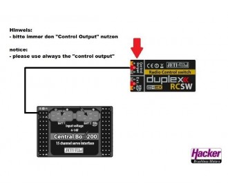 Interrupteur électronique Main Switch 100 Jeti + RC switch