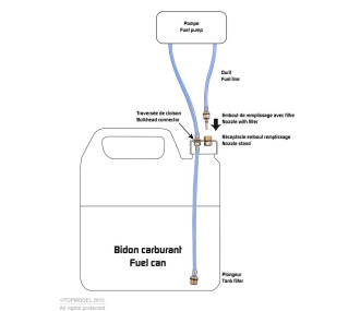 FILLING SET FOR FUEL BOTTLE 35c