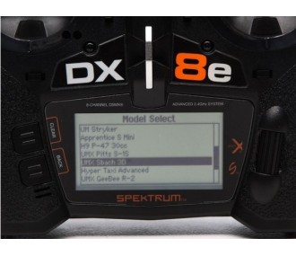 Radio DX8e Spektrum DSMX 2.4Ghz - solo trasmettitore