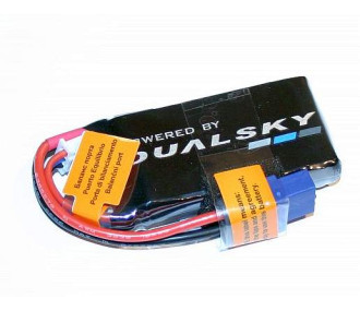 Batterie Dualsky Ultra-L, lipo 6S 22.2V 600mAh 120C prise XT-60