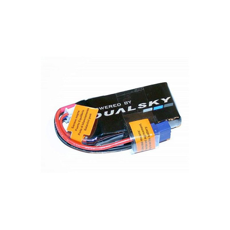 Dualsky Ultra-L battery, lipo 6S 22.2V 600mAh 120C XT-60 socket