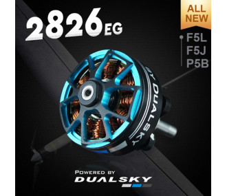 Dualsky XM2826EG-19 motor (41g, 1580kV, 384W)