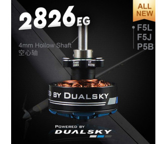 Motor Dualsky XM2826EG-19 (41g, 1580kV, 384W)