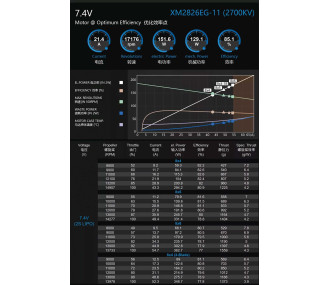 Motore Dualsky XM2826EG-11 (41g, 2700V, 360W)