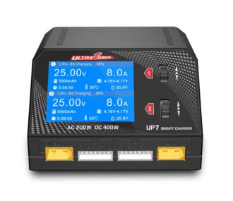 Cargador Ultra Power UP7 Duo 2X200W 12V/220V