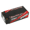 Batterie Gens Ace Racing Series, Shorty Lipo Hv 2S 7.6V 5500mAh 120C prise 5mm