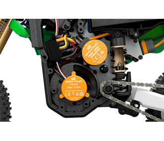 1/4 Promoto-MX Moto RTR con batteria e caricatore, Pro Circuit