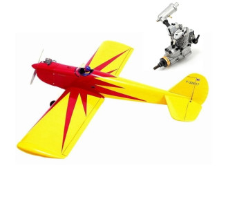 Flugzeugpaket VQ Model Space walker 1.58m + Motor Saito FA-62B