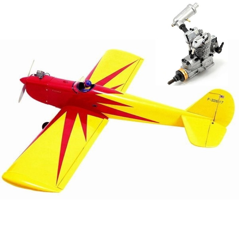 Flugzeugpaket VQ Model Space walker 1.58m + Motor Saito FA-62B