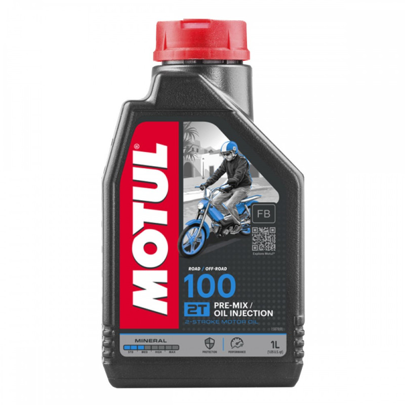 Aceite mineral Motul 100 para el rodaje