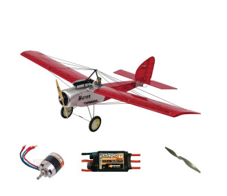 Pack Avion Ecotop Baron Rouge ARF env.1.57m avec motorisation