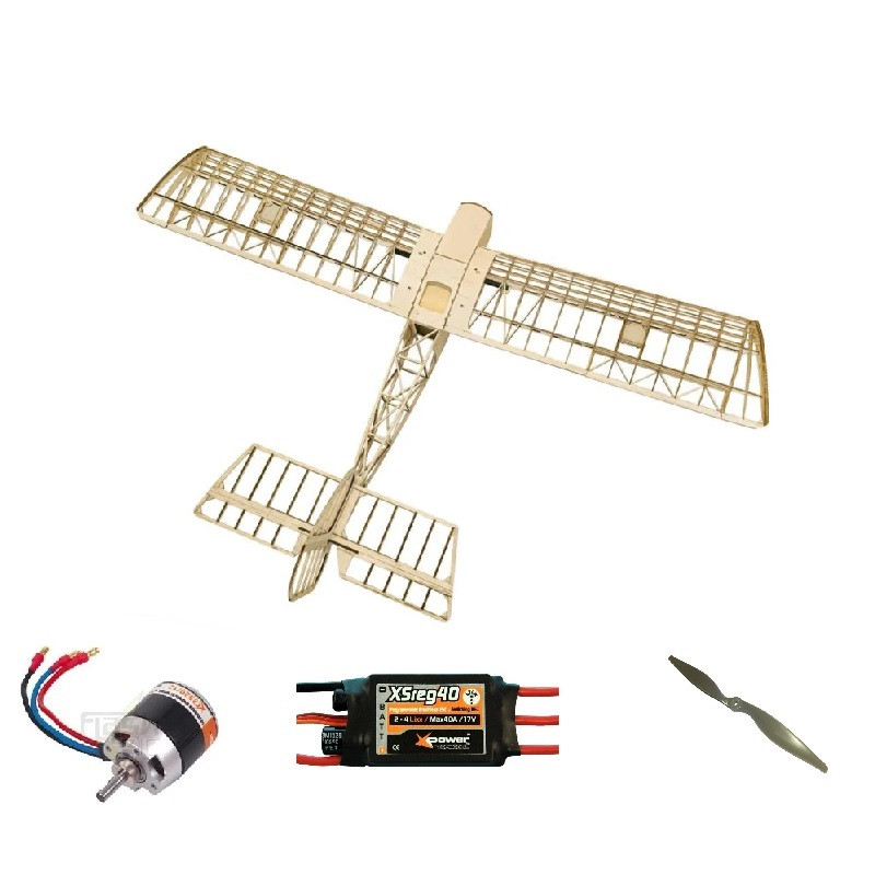 Aircraft Pack Ecotop Baron à entoiler ARF env.1.57m avec motorisation