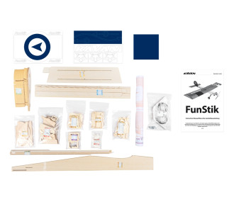 Kit para construir avión KAVAN FunStik aprox. 1,28m