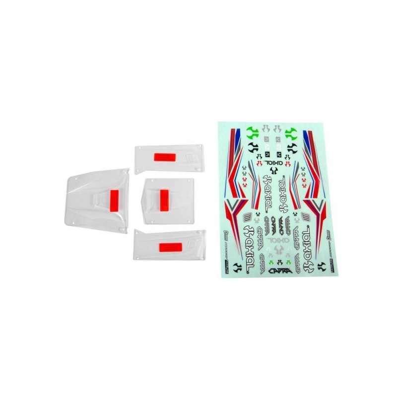 AXIAL AXI230012 Clear Body Panel Set: UTB