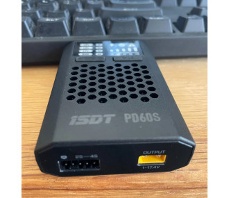 ISDT - PD60 60W 6A LIPO Balance Charger, cargador de batería RC, cargador Lipo portátil para baterías Lipo
