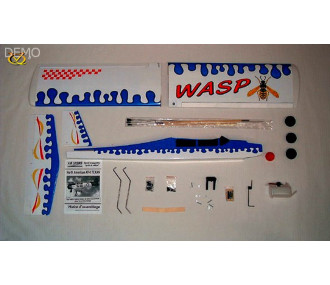 Avion VQ Modello Wasp trainer 46 taglia EP-GP