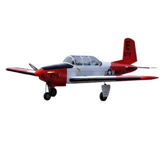Aircraft VQ Model T-34 Turbo Mentor 46 size EP-GP red and white version