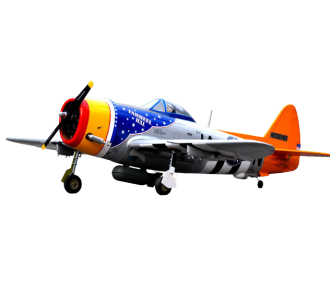 Flugzeug VQ Model P-47 D 50 size EP-GP "Tarhel Hal" Version mit den Bomben