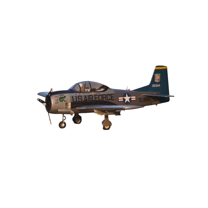 T-28 Trojan 120 size EP-GP (Spannweite 1,77m) Silber