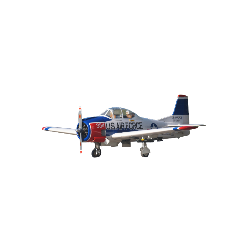 T-28 Trojan 120 size EP-GP (1.77m wingspan) Red-White